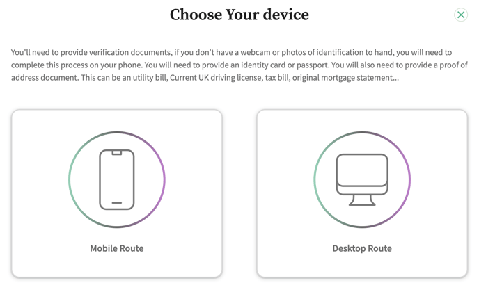 choose device